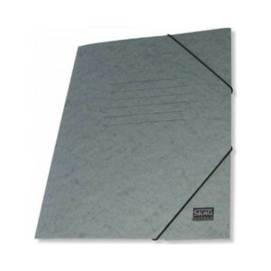 Skag Φάκελος με Λάστιχο και Αυτιά για Χαρτί A4 Γκρι