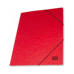 Skag Φάκελος με Λάστιχο και Αυτιά για Χαρτί A4 Κόκκινο