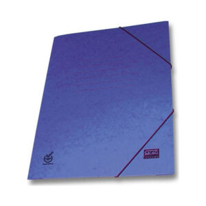 Skag Φάκελος με Λάστιχο και Αυτιά για Χαρτί A4 Μπλε 0,90
