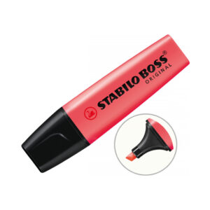 Stabilo Boss Original Μαρκαδόρος Υπογράμμισης Red 5mm