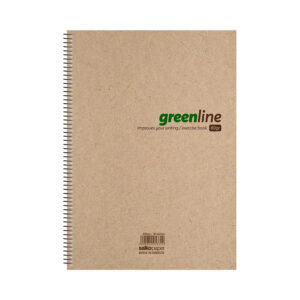 Τετράδιο Σπιράλ 3 Θεμάτων A4 Greenline Salko