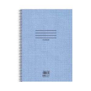 Τετράδιο Σπιράλ 3 θέματα A4 Colorline Salko Μπλε