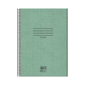 Τετράδιο Σπιράλ 3 θέματα A4 Colorline Salko Πράσινο